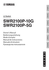 Yamaha L2 Switch SWR2100P-5G Mode D'emploi