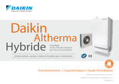 Daikin Altherma Hybride EHYHBH08AV3 Fonctionnement, Caractéristiques, Guide D'installation