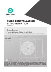 HEIWA Hyoko MAX HHEP-160M-V1 Guide D'installation Et D'utilisation
