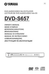 Yamaha DVD-S657 Mode D'emploi