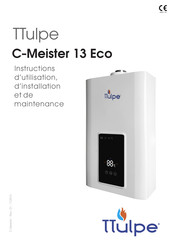 TTulpe C-Meister 13 Eco Instructions D'utilisation, D'installation Et De Maintenance