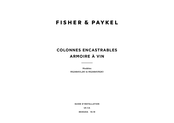 Fisher & Paykel RS2484VL2K1 Guide D'installation