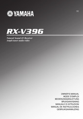 Yamaha RX-V396 Mode D'emploi