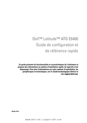 Dell Latitude ATG E6400 Guide De Configuration Et De Référence Rapide