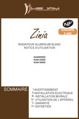 Heliom Zinia HLAH0900D Notice D'utilisation