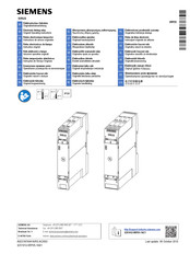 Siemens SIRIUS 3RP25 Instructions De Service Originales