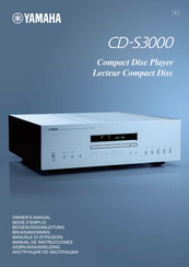 Yamaha CD-S3000 Mode D'emploi
