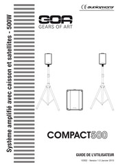 audiophony GOA COMPACT500 Guide De L'utilisateur