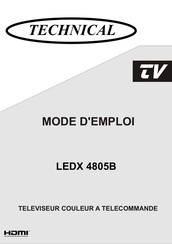 Technical LEDX 4805B Mode D'emploi