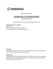 ZONDAN A3 Guide De L'utilisateur