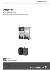 Grundfos Oxiperm OCD-164 Notice D'installation Et De Fonctionnement