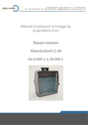 eloy water Waterbuffer C-90 Manuel D'utilisation