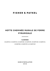 Fisher & Paykel CLASSIQUE Serie Guide D'installation