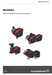 Grundfos MAGNA Serie Notice D'installation Et De Fonctionnement