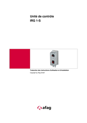 Afag 50360106 Traduction Des Instructions D'utilisation Et D'installation