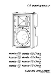 audiophony ACUTE-12/Amp Guide De L'utilisateur