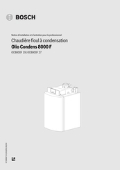 Bosch OC8000F 19 Notice D'installation Et D'entretien
