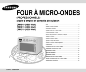 Samsung CM1319 Mode D'emploi Et Conseils De Cuisson