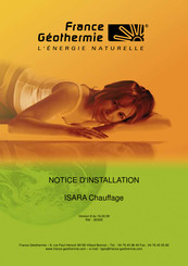 france geothermie ISARA 08 Notice D'installation