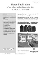Habitat SOTRALENTZ ACTIBLOC LT 40-40 10EH Livret D'utilisation