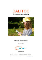 Tenum CALITOO Manuel D'utilisation