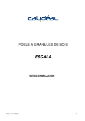 Calideal ESCALA Notice D'installation