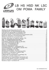 Tsurumi Pump HSD Série Instructions De Démarrage Et D'utilisation