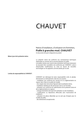 Chinvest Chauvet Notice D'installation, D'utilisation Et D'entretien