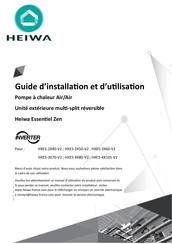HEIWA HXES-3X70-V2 Guide D'installation Et D'utilisation