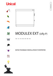 Unical MODULEX EXT 300 Notice Technique D'installation Et D'entretien