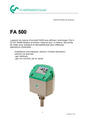 CS Instruments FA500 Instructions De Service