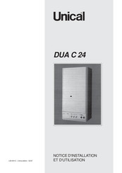 Unical DUA C 24 Notice D'installation Et D'utilisation