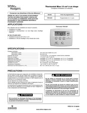 White-Rodgers 1F80-0261 Consignes D'installation Et D'utilisation