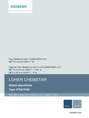 Siemens LOHER CHEMSTAR 1PS5 Instructions De Service / Instruction De Montage