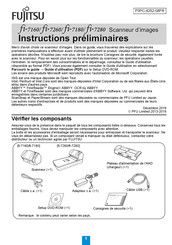 Fujitsu fi Série Instructions Préliminaires