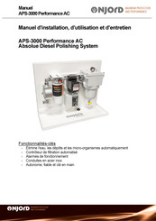Njord APS-3000 Performance AC Manuel D'installation, D'utilisation Et D'entretien