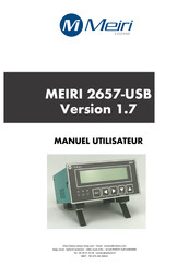 MEIRI 2657 Manuel Utilisateur