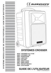 audiophony CROSSER-One-V180 Guide De L'utilisateur