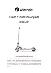Denver SCK-5310 Guide D'utilisation Original