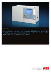 ABB REB670 2.0 CEI Manuel De Mise En Service