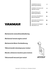 Yanmar AFSTZIJY Instructions D'installation Et Manuel D'utilisation