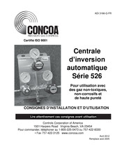 CONCOA 526 XX7X Consignes D'installation Et D'utilisation