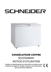 Schneider SCCFD446W+ Notice D'utilisation