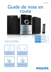 Philips MCM166 Guide De Mise En Route