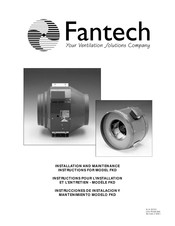 Fantech FKD 14S Instructions Pour L'installation Et L'entretien