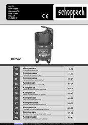 Scheppach HC24V Traduction Du Manuel D'origine