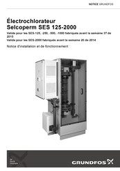 Grundfos Selcoperm SES 250 Notice D'installation Et De Fonctionnement