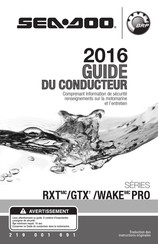 Sea-doo RXT-X aS 260 Guide Du Conducteur