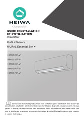 HEIWA HMIS2-50P-V1 Guide D'installation Et D'utilisation
