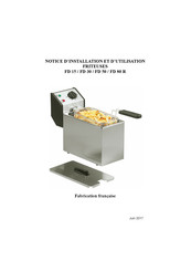 Roller Grill FD 80 R Notice D'installation Et D'utilisation